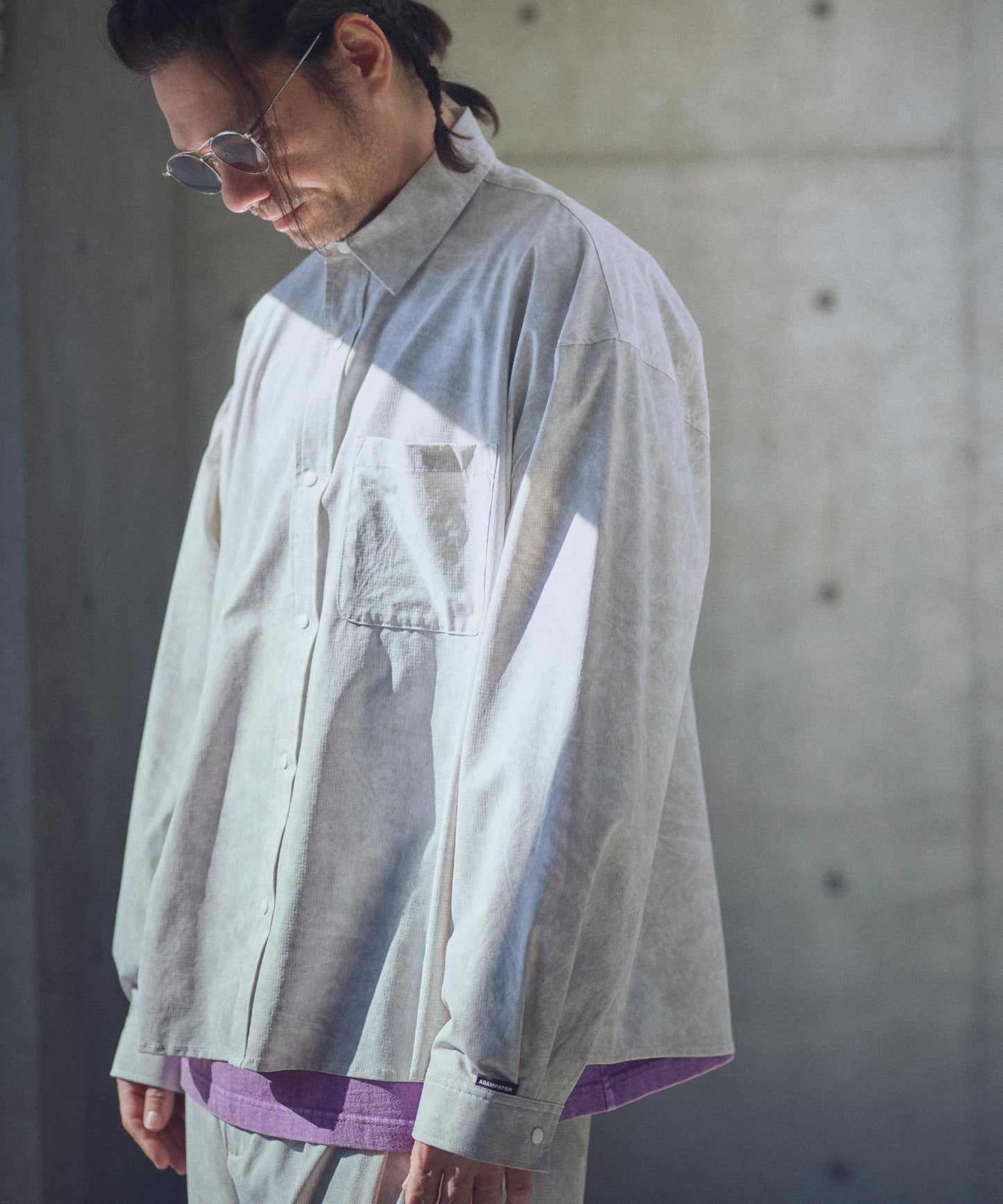 uaneven dyeing  shirt