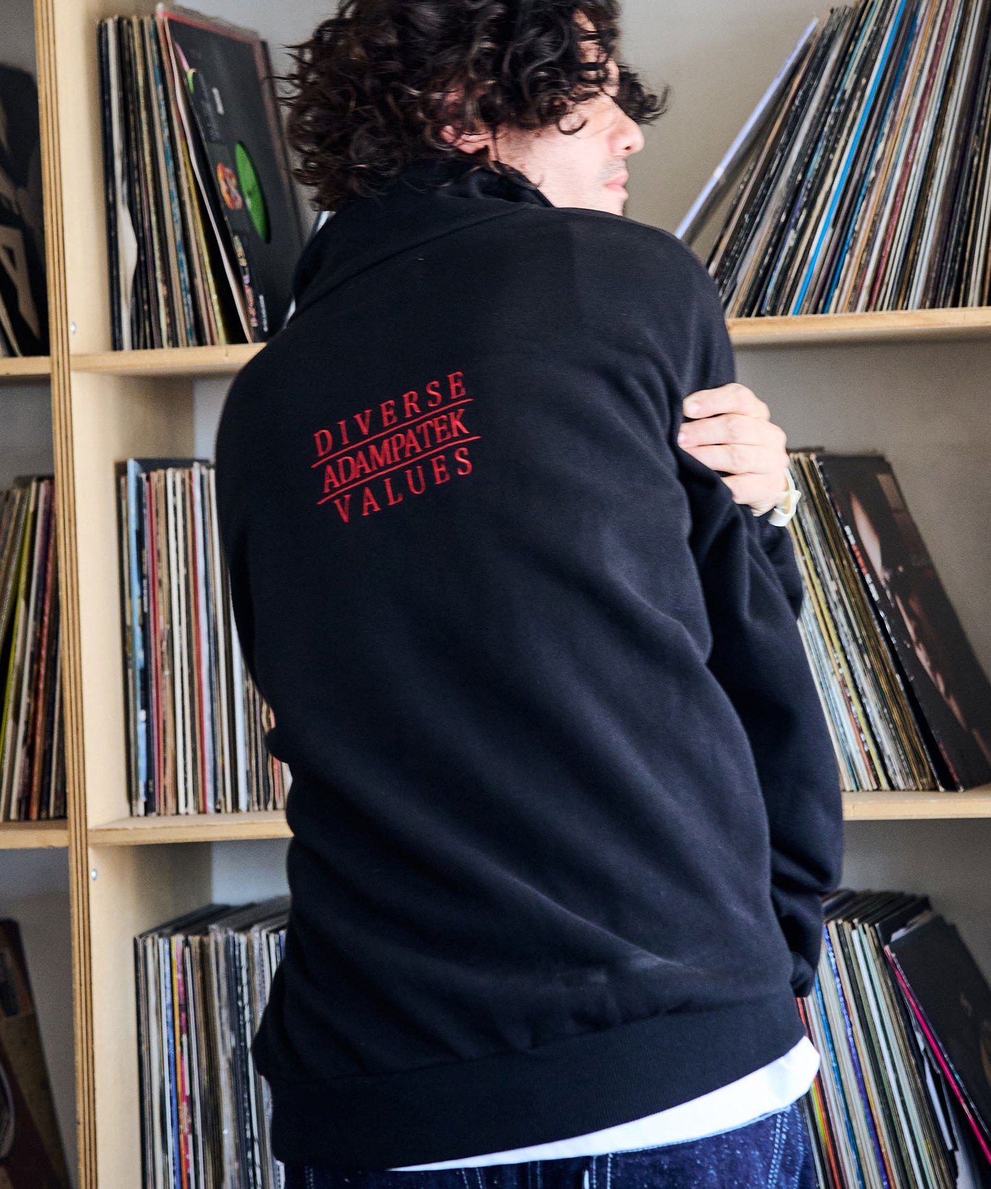 logo half zip stand pullover_AP2424007_トップス