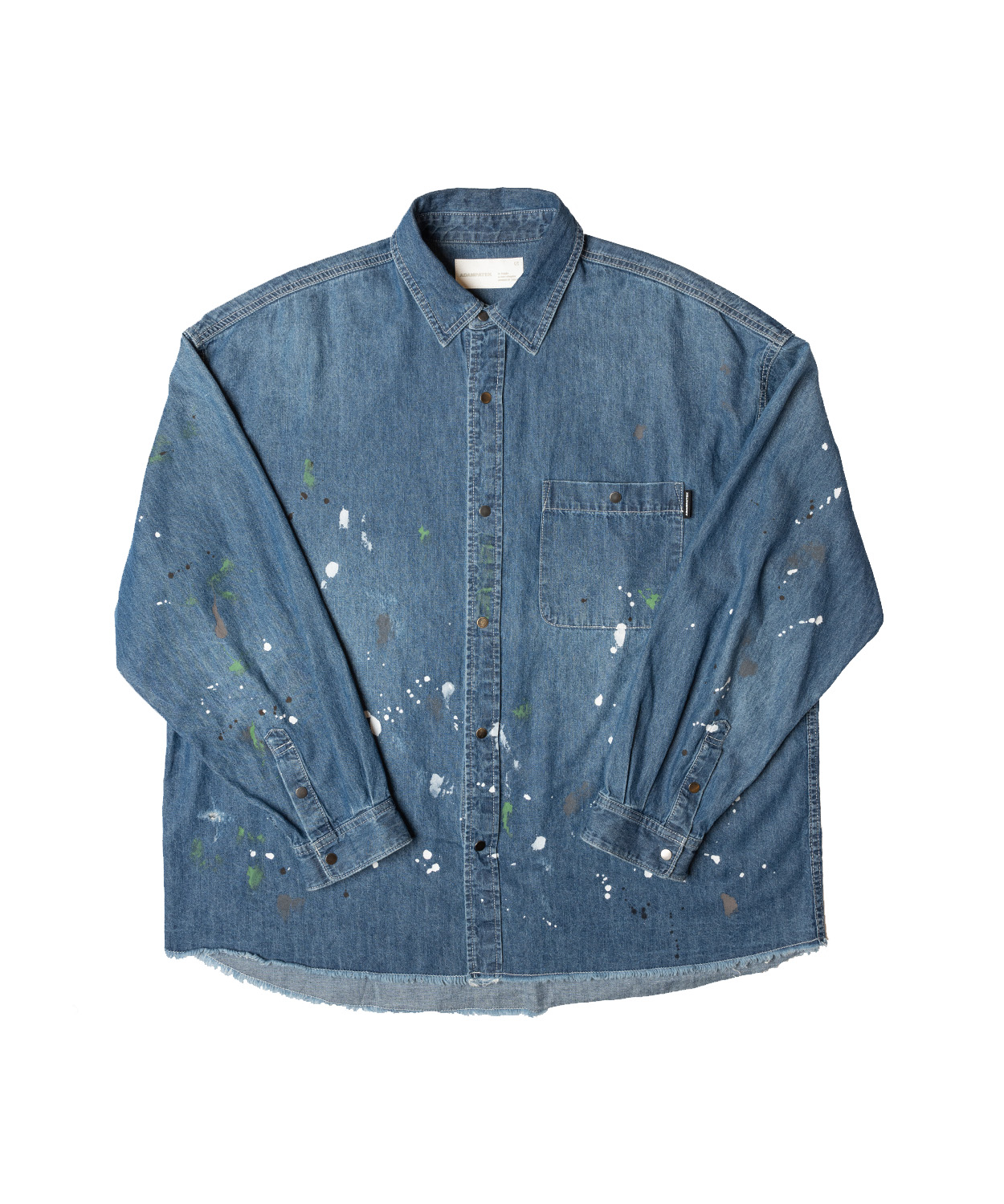 paintdenimloooseshirt_AP2415013_デニムシャツ0