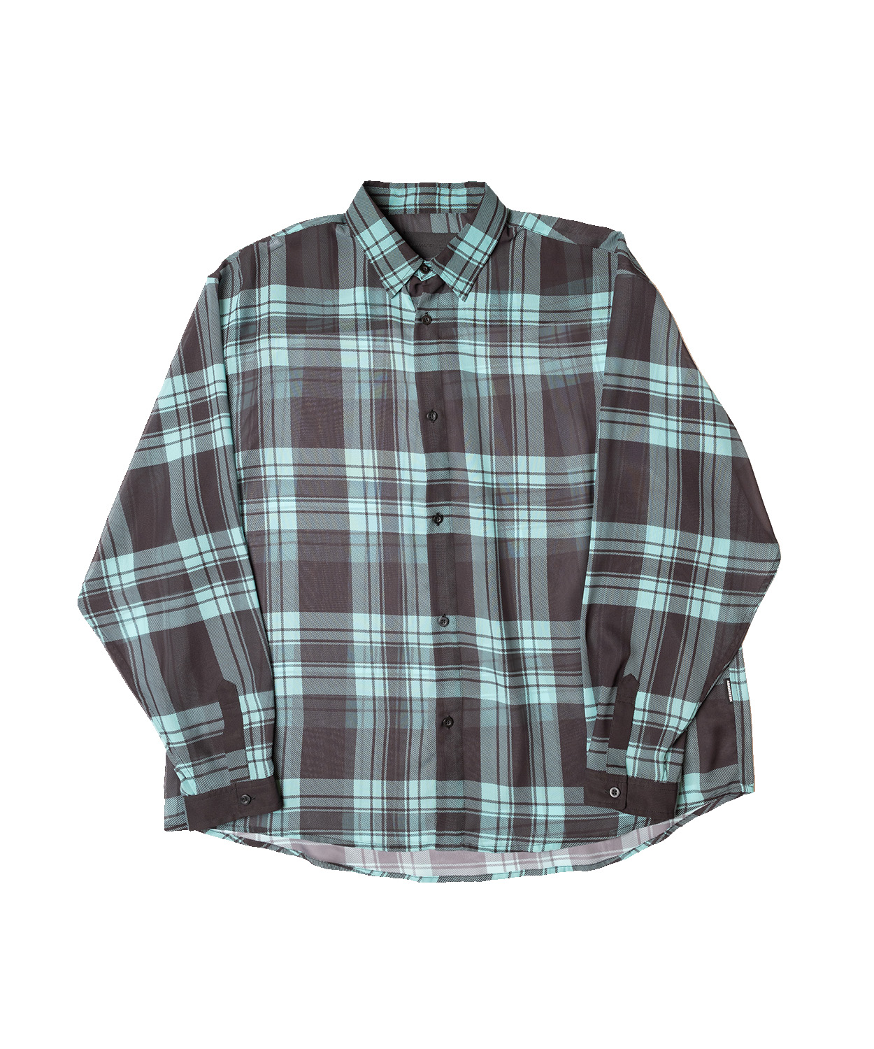 sheer check looose shirt_AP2415014_チェックシャツ