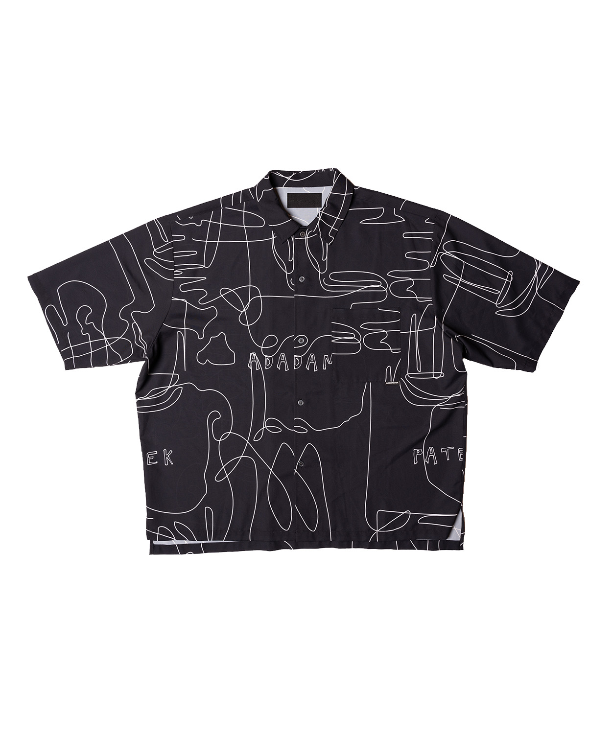 line art short sleeve shirt_AP2415027_プリントシャツ