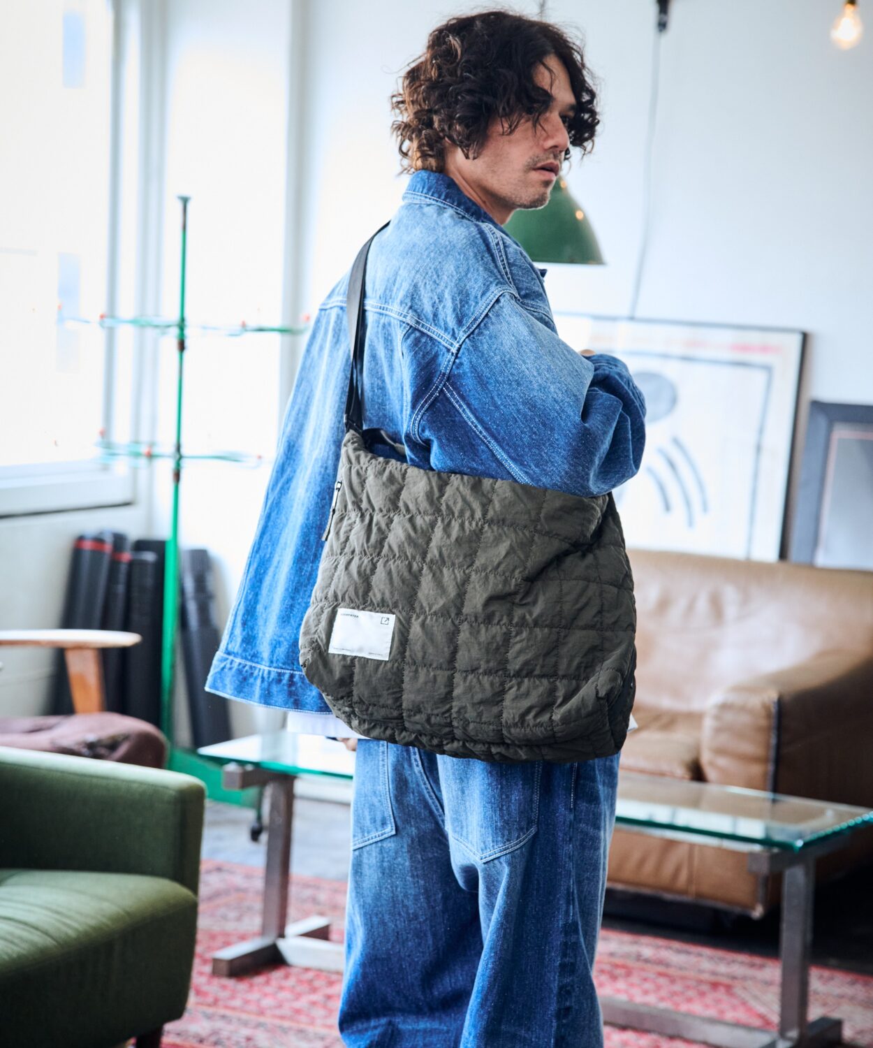 square quilt BIG shoulder bag_AP2229000_バッグ