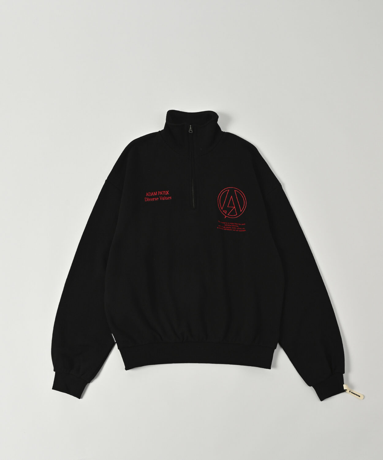 logo half zip stand pullover_AP2424007_トップス