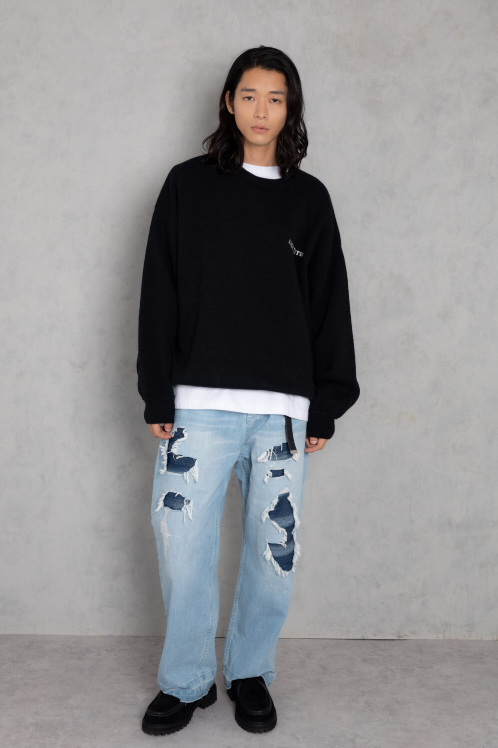 11月上旬入荷予定[予約商品]shaggylogocrewknit_AP2421013_トップス5