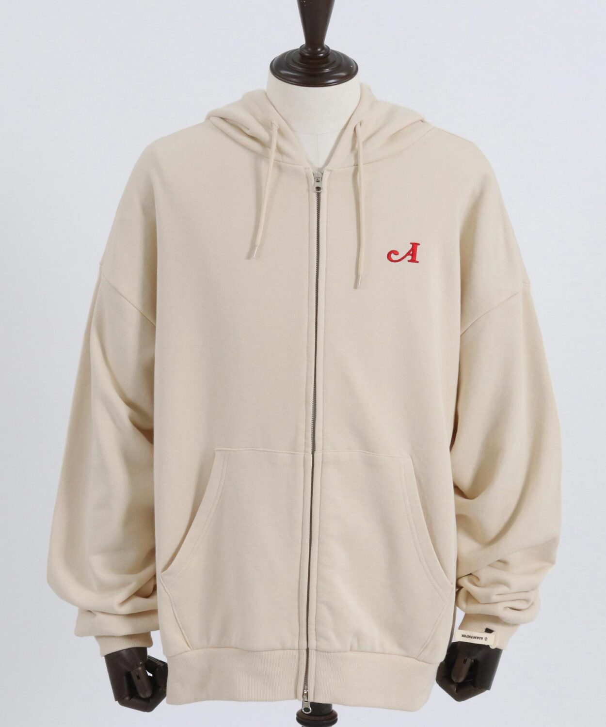 logo zip up hoodie_AP2424006_トップス