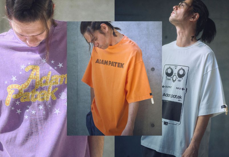 これからの季節、ADAMPATEKのロゴTシャツで差をつけよう