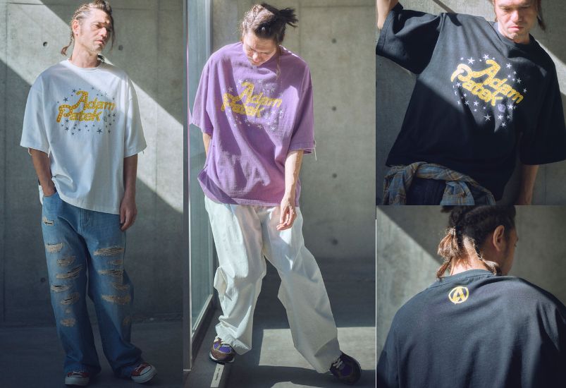 これからの季節、ADAMPATEKのロゴTシャツで差をつけよう