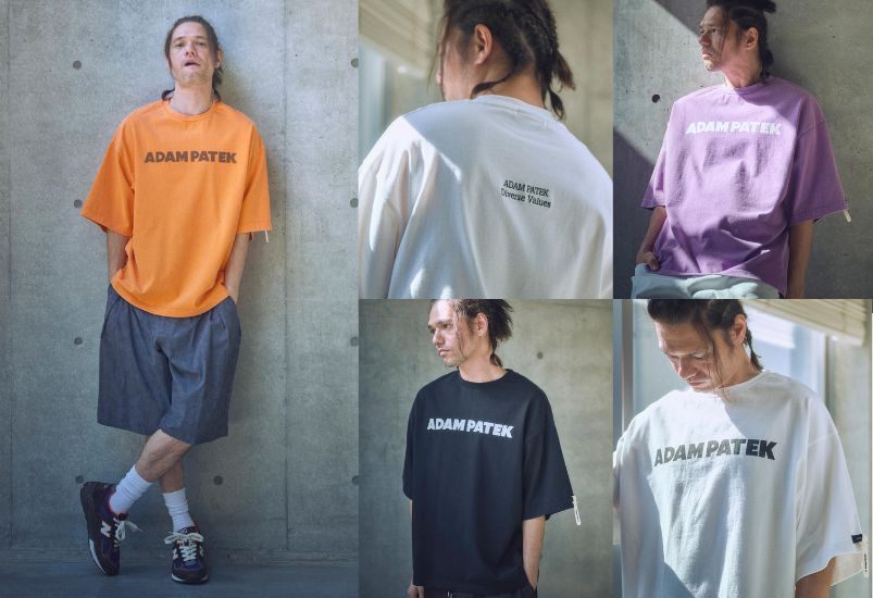 これからの季節、ADAMPATEKのロゴTシャツで差をつけよう