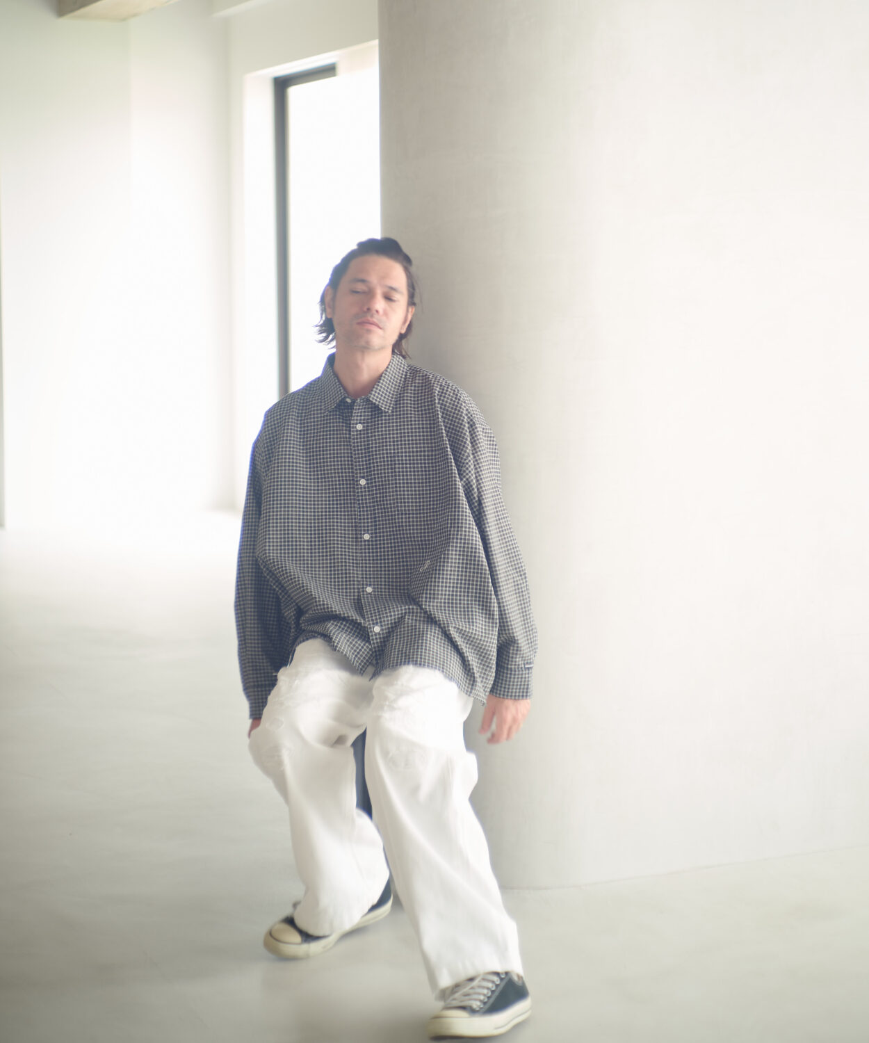 【予約商品9月中旬〜下旬】smallcheckwideshirt_AP2525008_シャツ8