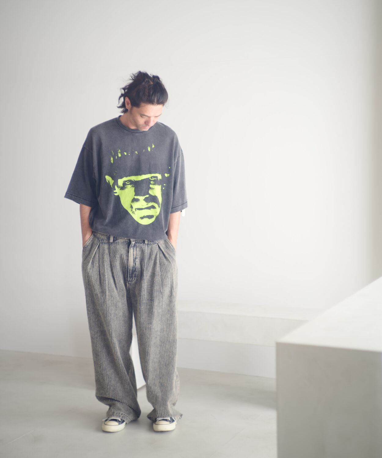 【予約商品10月下旬】needlestripedenimwidepants_AP2528014_ボトムス6