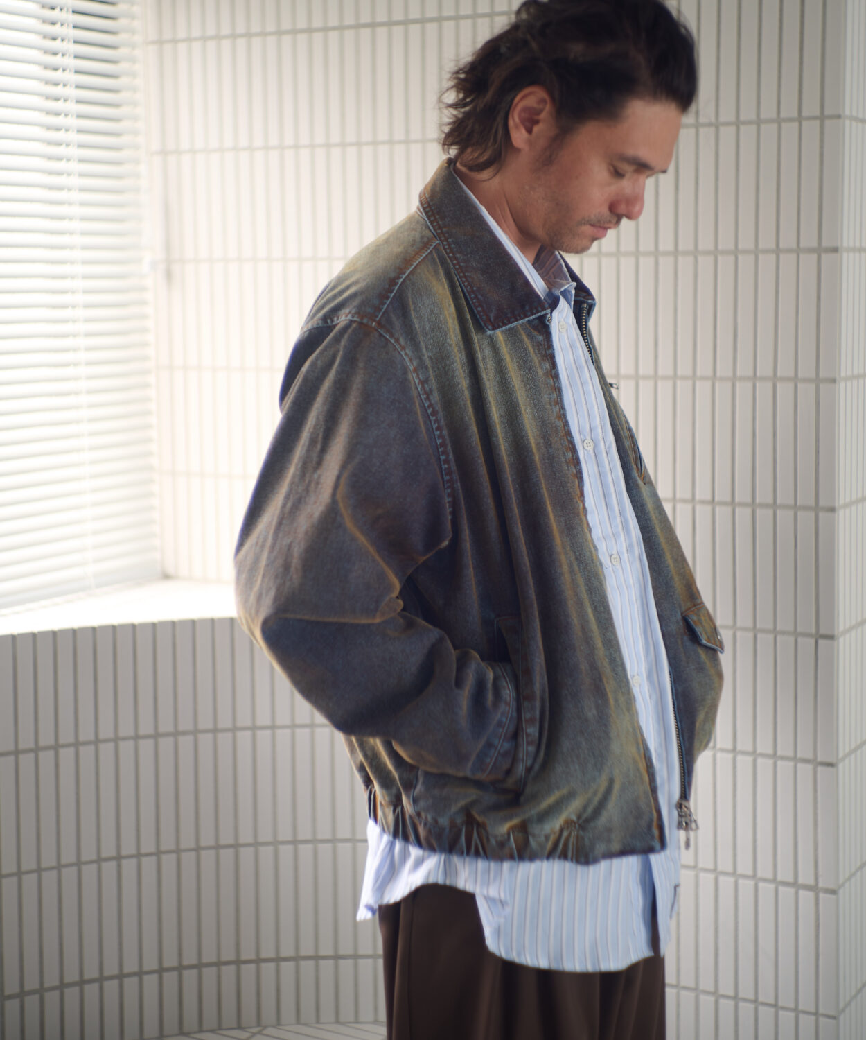 【予約商品10月下旬】velourdustjacket_AP2523012_アウター4