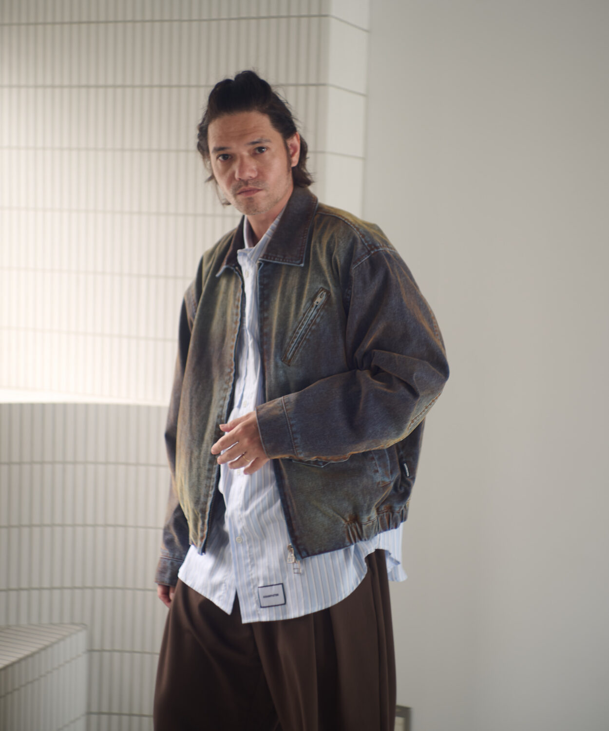 【予約商品10月下旬】velourdustjacket_AP2523012_アウター3
