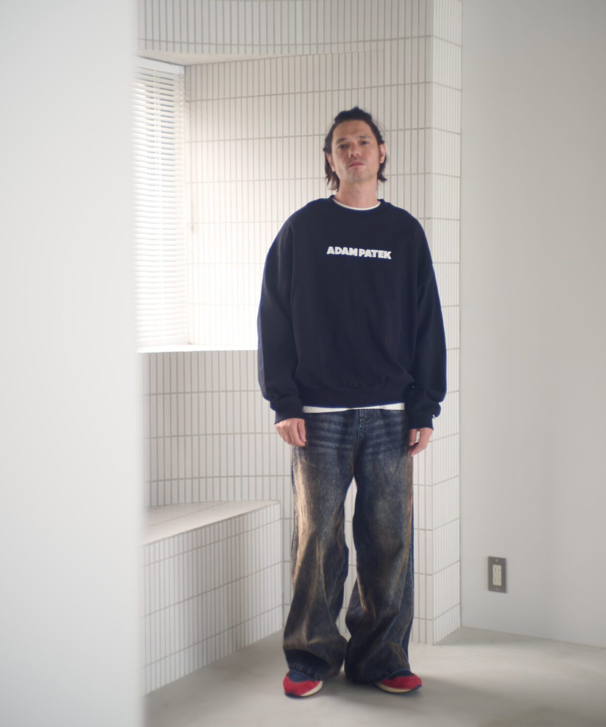 【予約商品10月中旬〜下旬】logocrewneck_AP2524025_トップス5