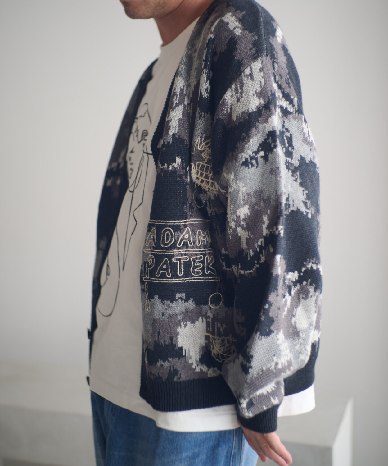 【予約商品10月下旬】madembroideredfadeknitcardigan_AP2521029_トップス4