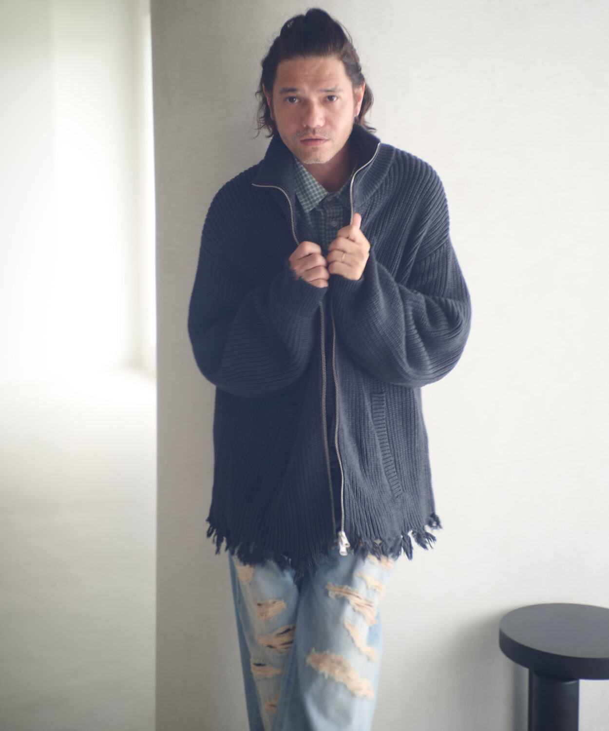 【予約商品10月下旬】cottonwooldamageddriver’sknit_AP2521028_トップス1