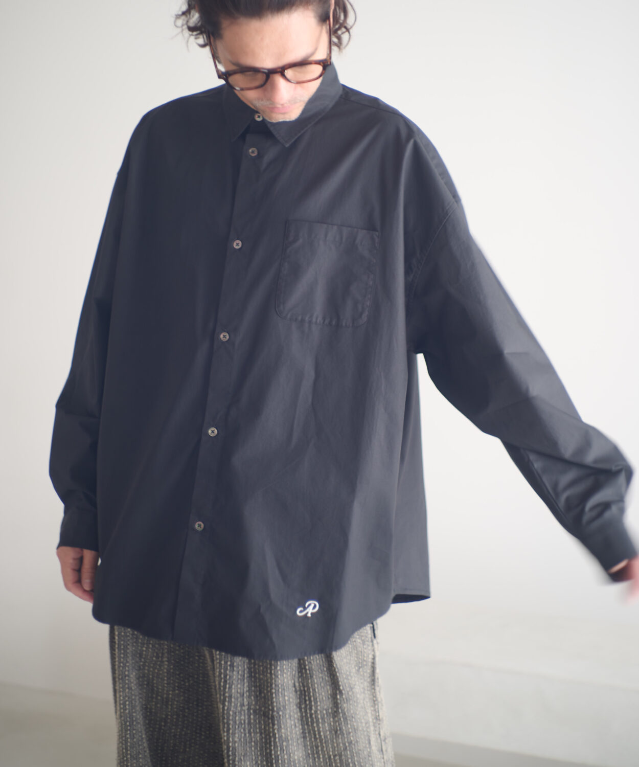 【予約商品9月中旬〜下旬】JamesFabrictypewritershirt_AP2525006_シャツ9