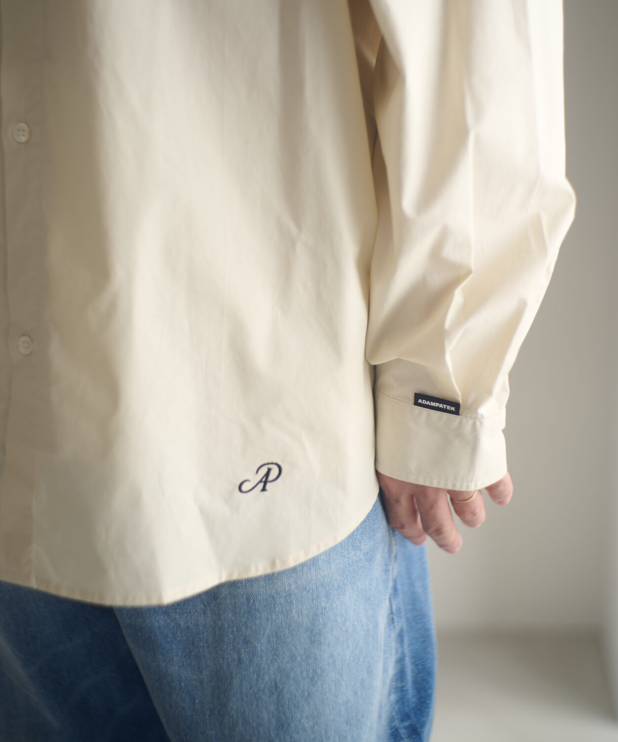 【予約商品9月中旬〜下旬】JamesFabrictypewritershirt_AP2525006_シャツ2