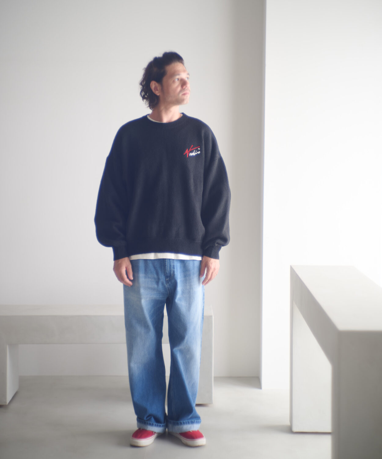 【予約商品10月下旬】archiveshaggycrestcrewneck_AP2521027_トップス3