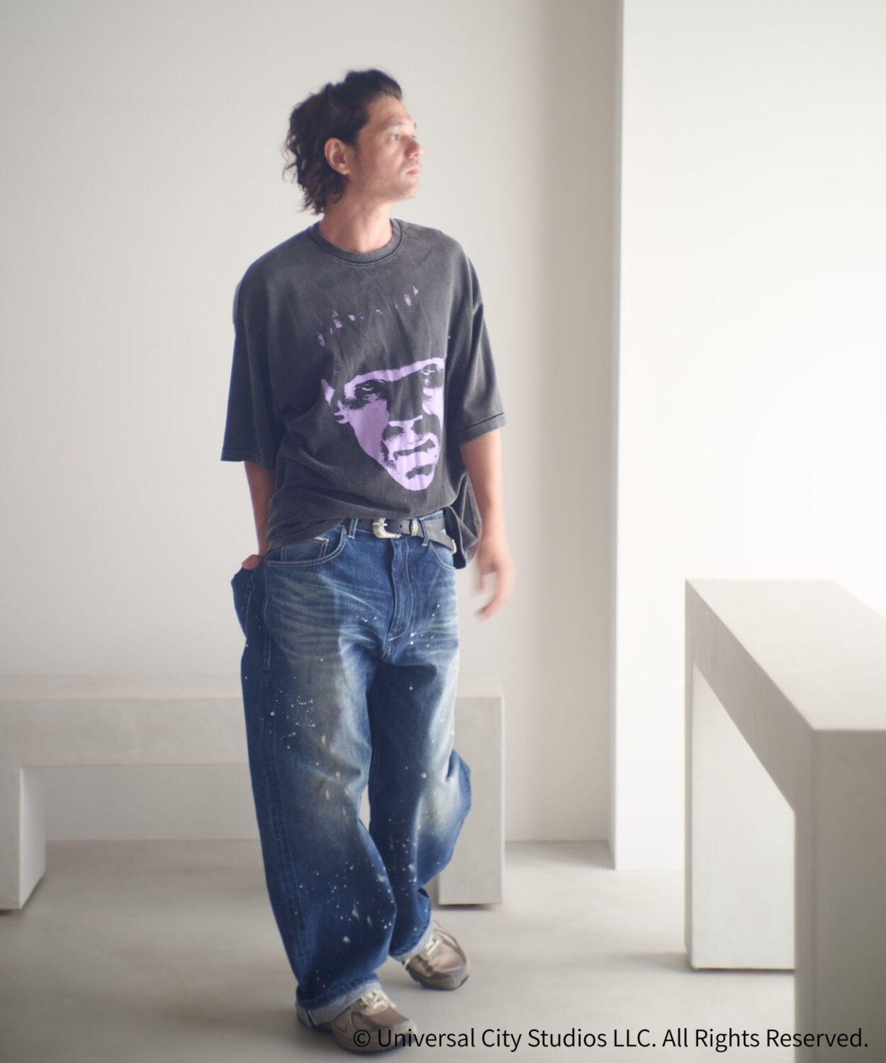 【予約商品10月下旬】FrankensteinfaceprintT_AP2524017_トップスTシャツ4