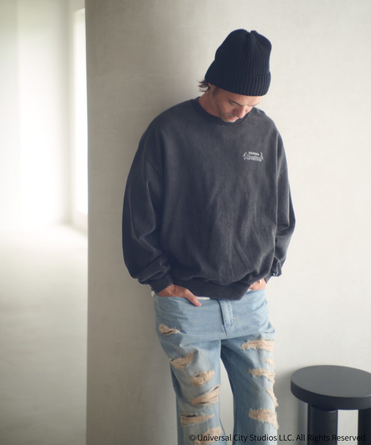 【予約商品10月下旬】Frankensteinfaceprintcrewneck_AP2524018_トップス2