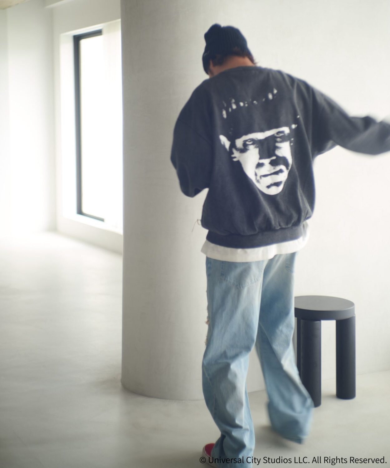 【予約商品10月下旬】Frankensteinfaceprintcrewneck_AP2524018_トップス3