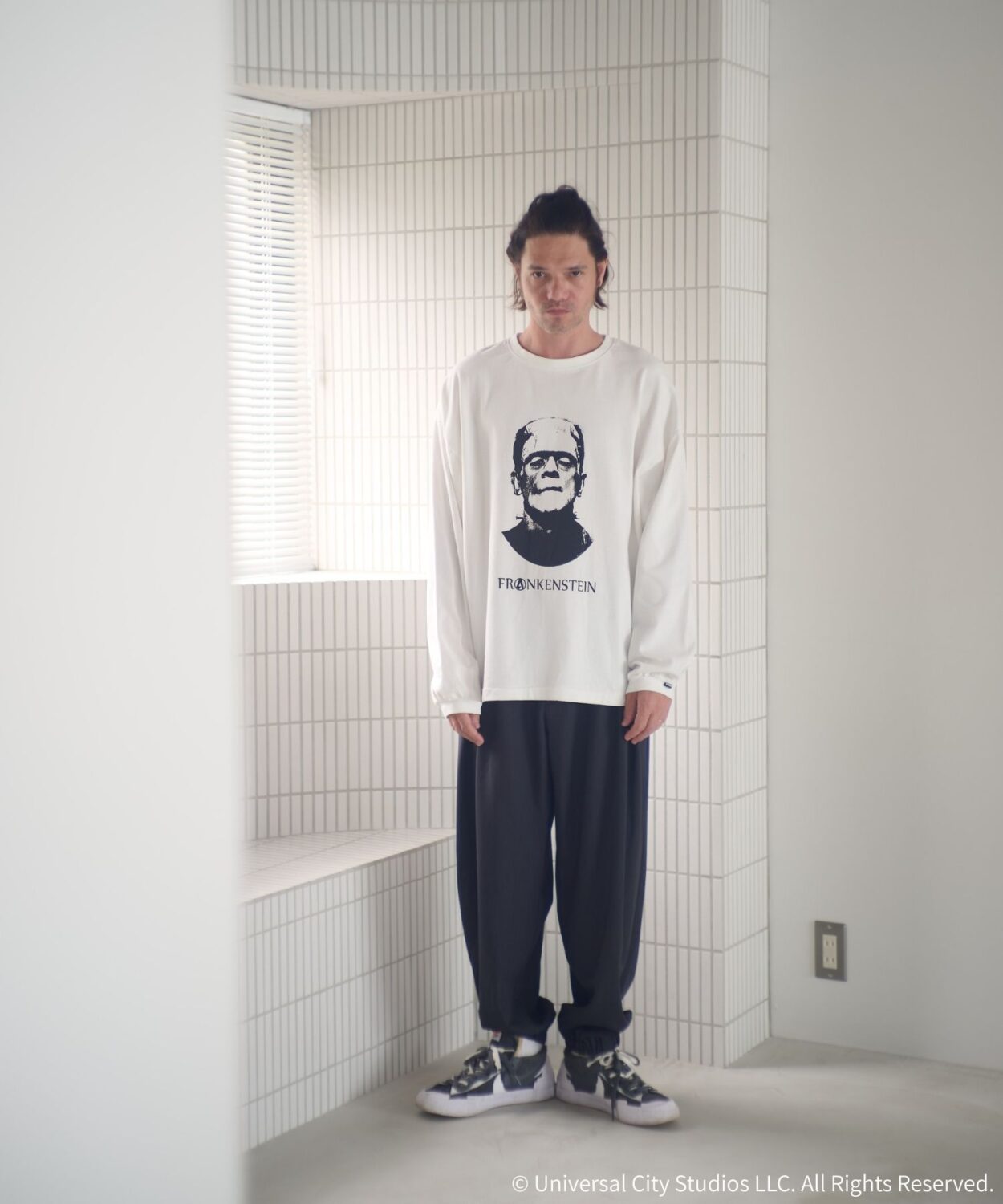 【予約商品10月下旬】Frankensteinportraitlongsleeve_AP2524019_トップス3