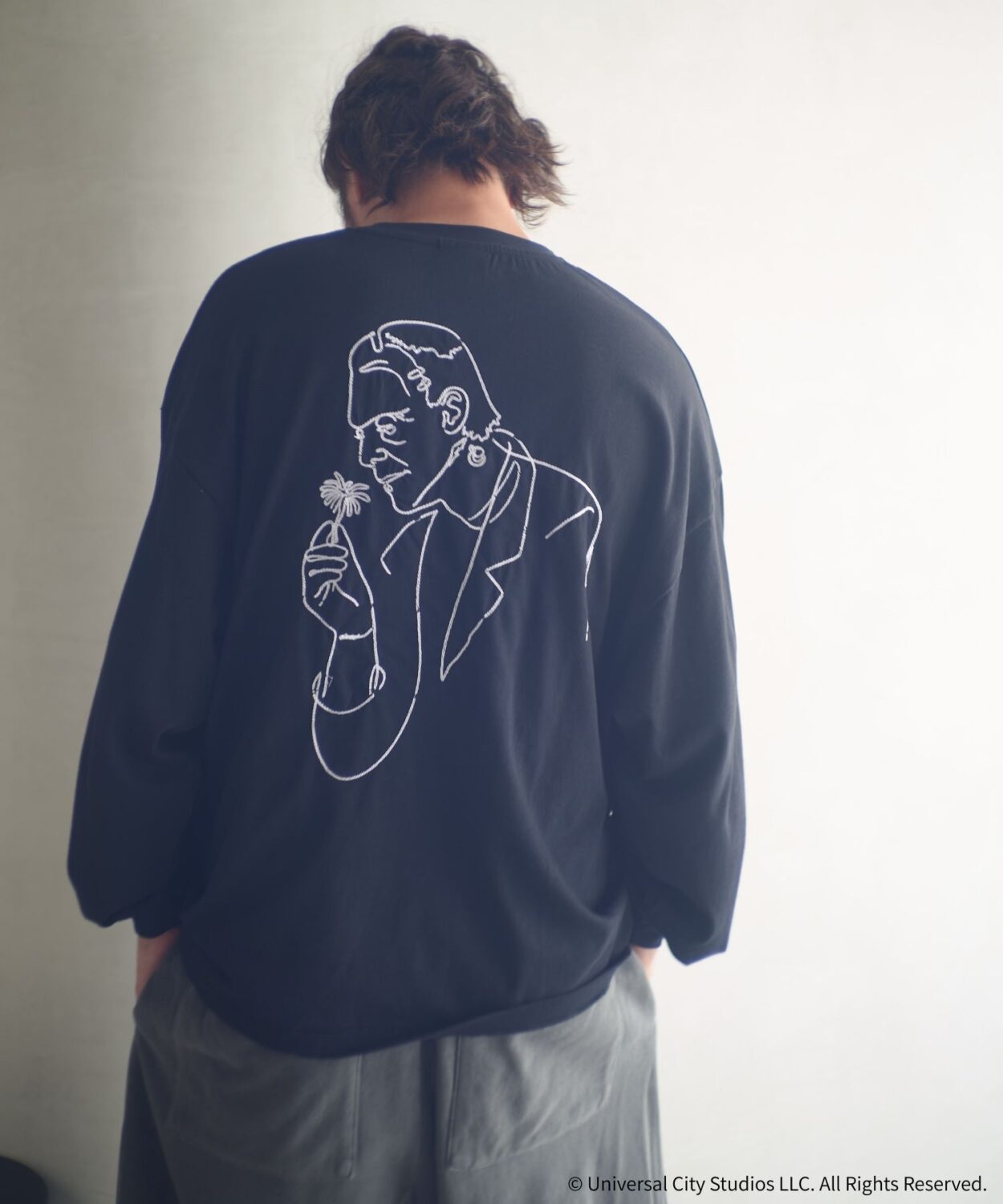 【予約商品10月下旬】Frankenstein flowerstitch longsleeve_ AP2524022_トップス