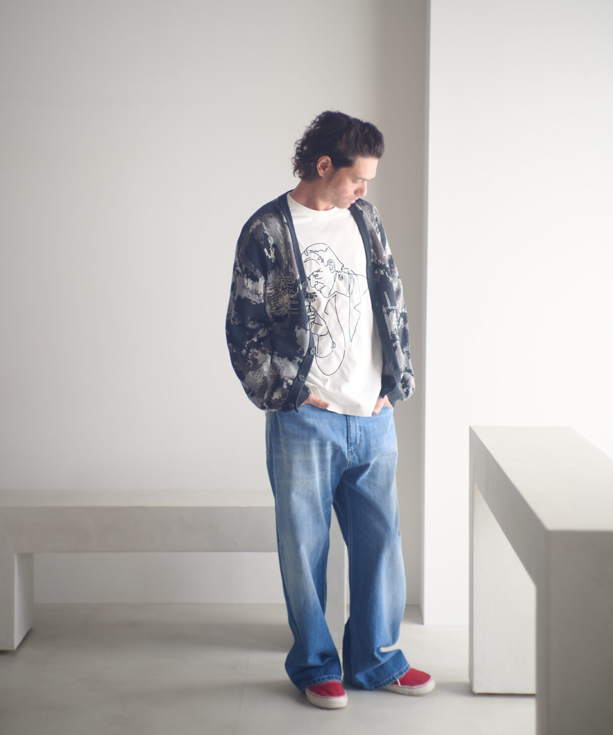 【予約商品10月下旬】madembroideredfadeknitcardigan_AP2521029_トップス6