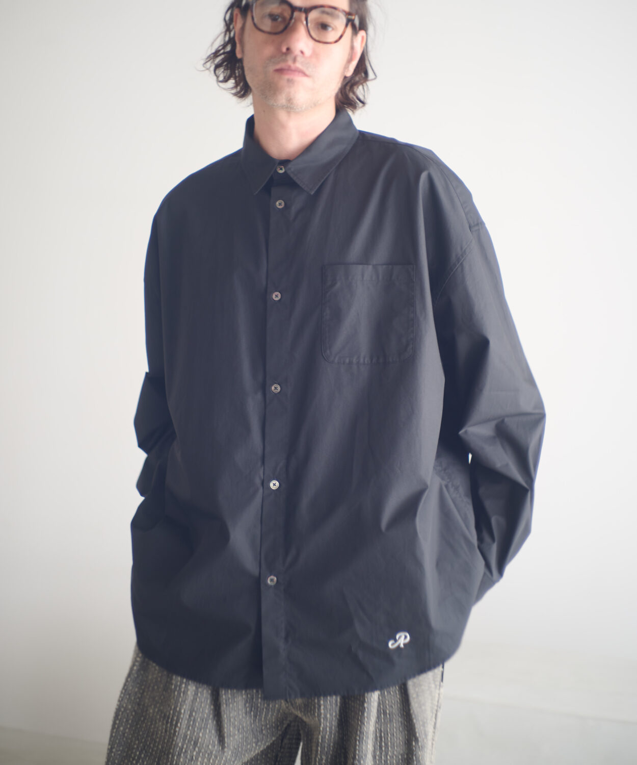 【予約商品9月中旬〜下旬】JamesFabrictypewritershirt_AP2525006_シャツ10