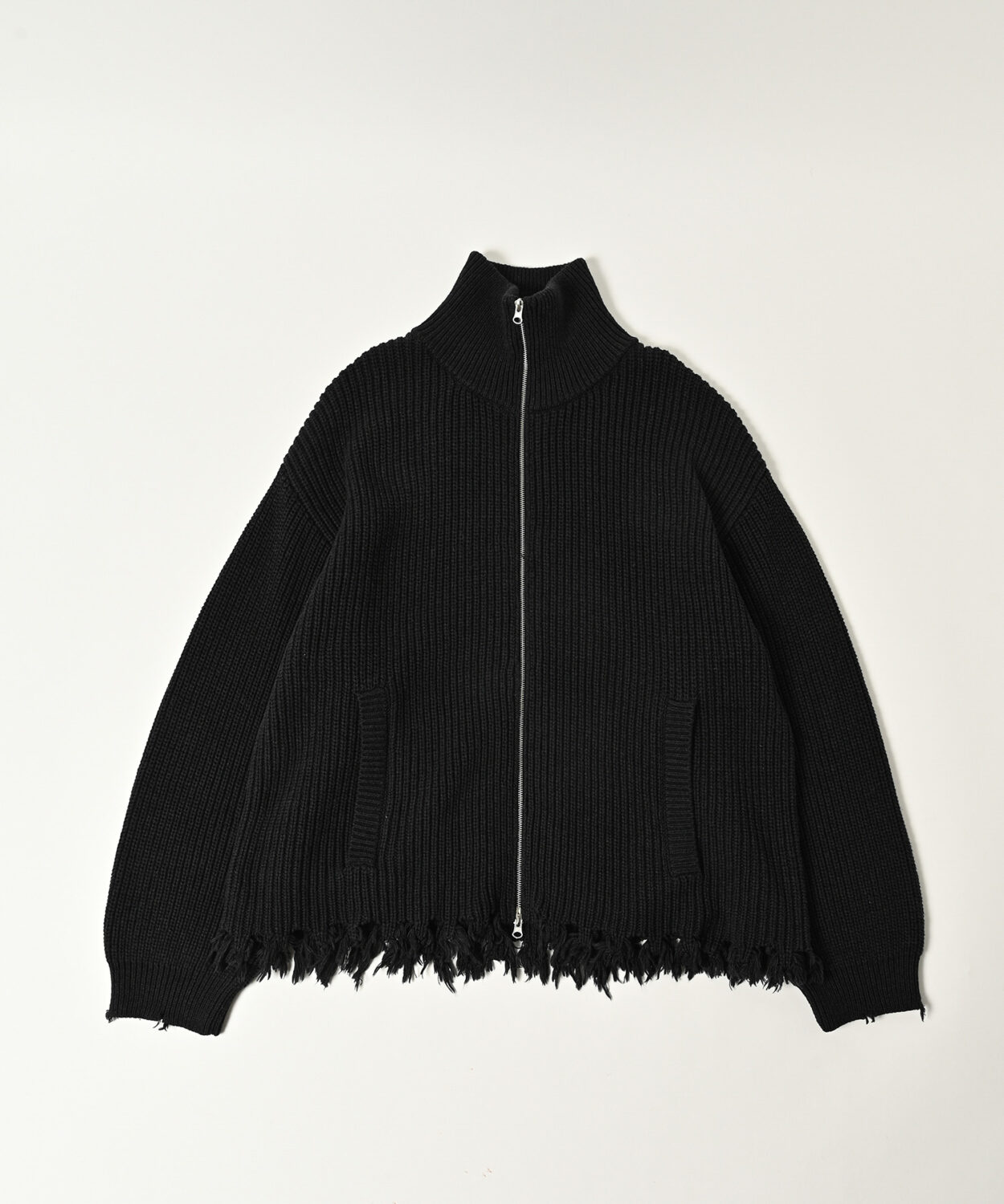 cotton wool damaged driver’s knit_AP2521028_トップス