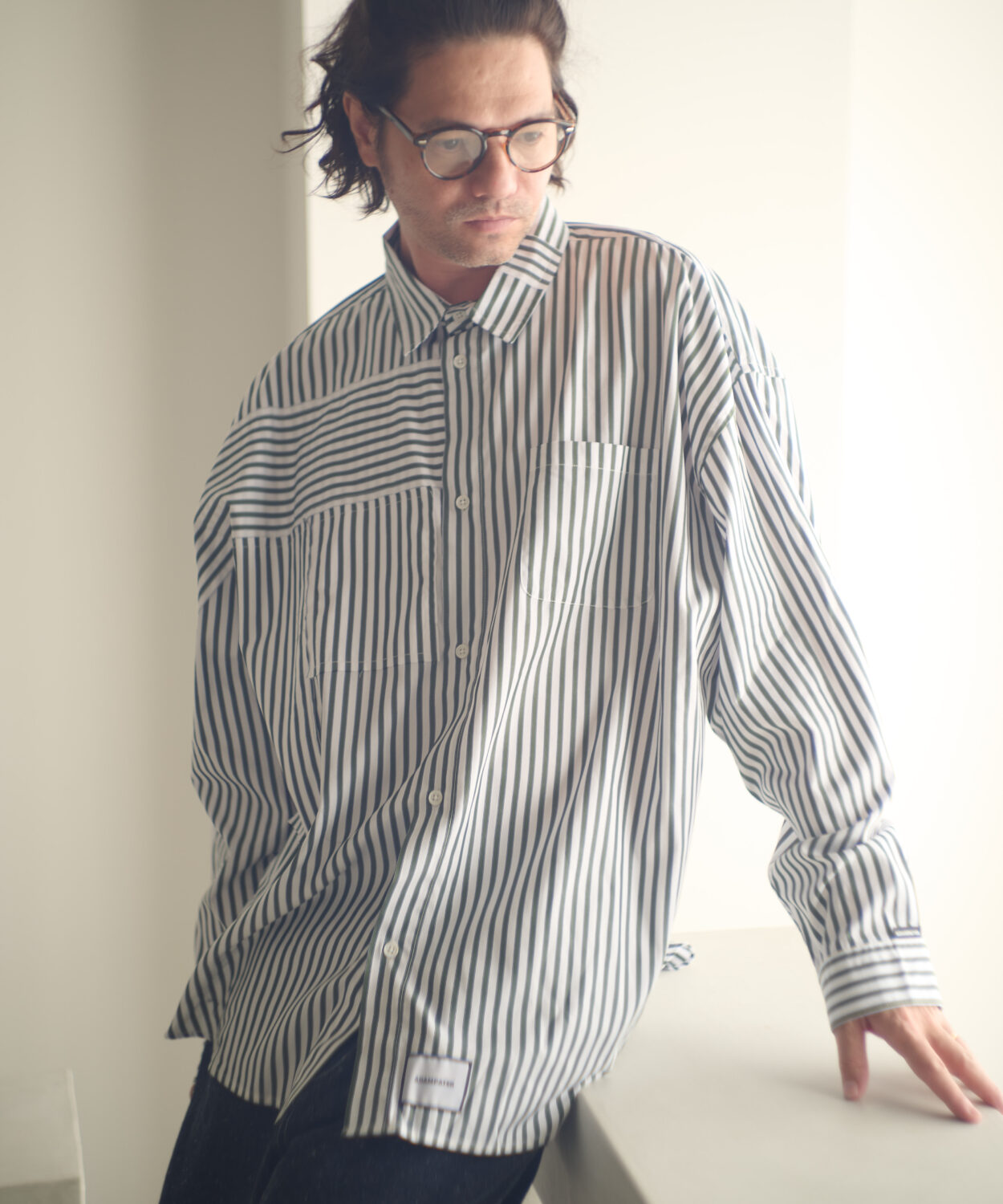 【予約商品 9月中旬〜下旬】James Fabric anarchy shirt_ AP2525007_シャツ