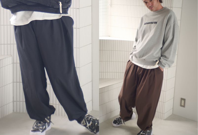 秋冬ボトムスで、洗練された抜け感を。