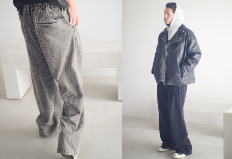 秋冬ボトムスで、洗練された抜け感を。